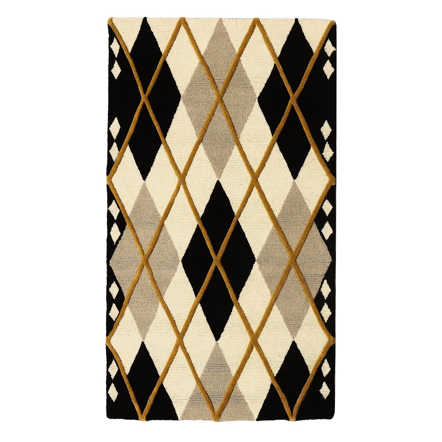 Cream Argyle 3¡ä x 5¡ä Rug