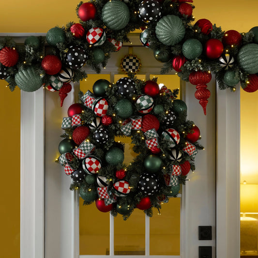 Check It Out Illuminated 26¡å Wreath